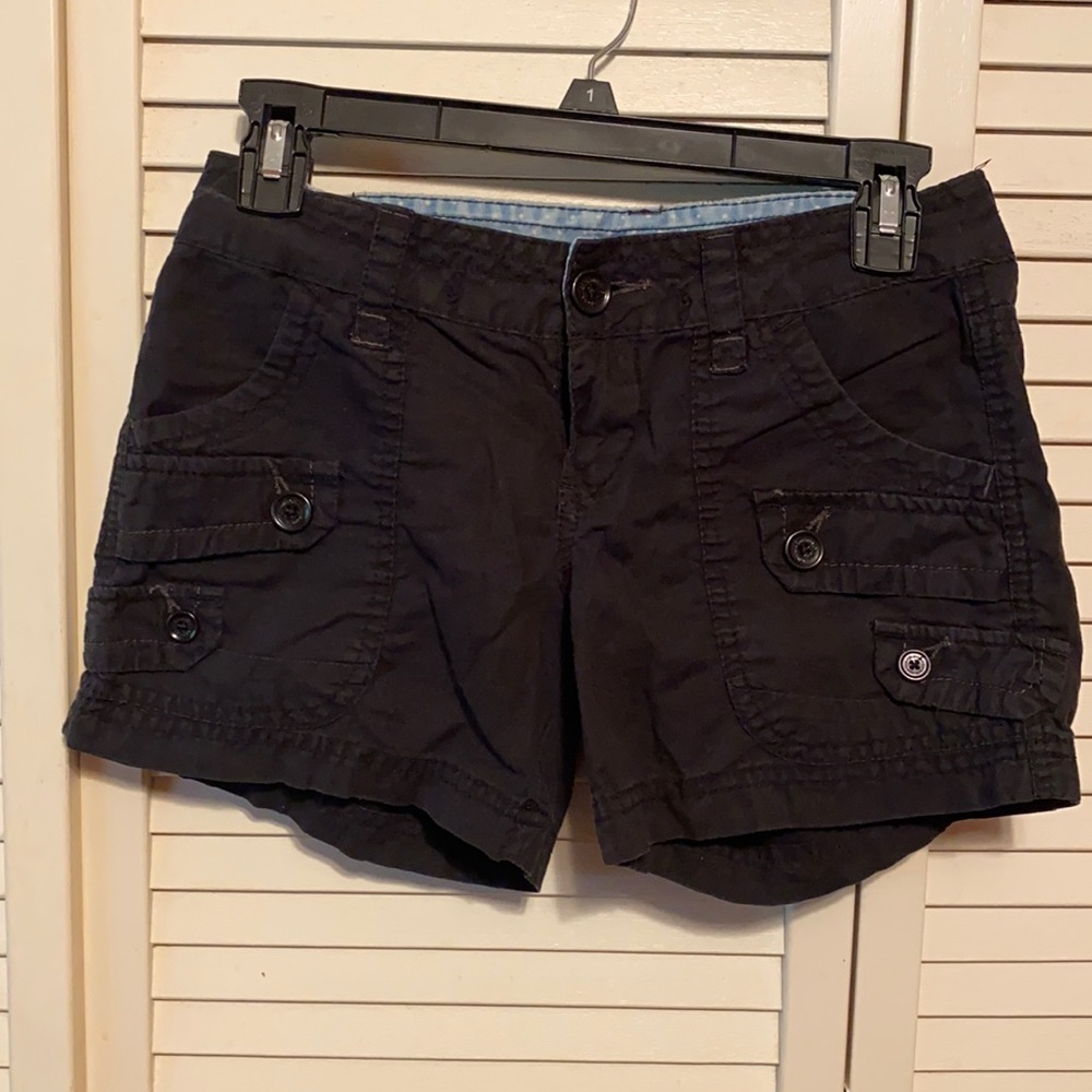 Unionbay black cargo shorts size 0